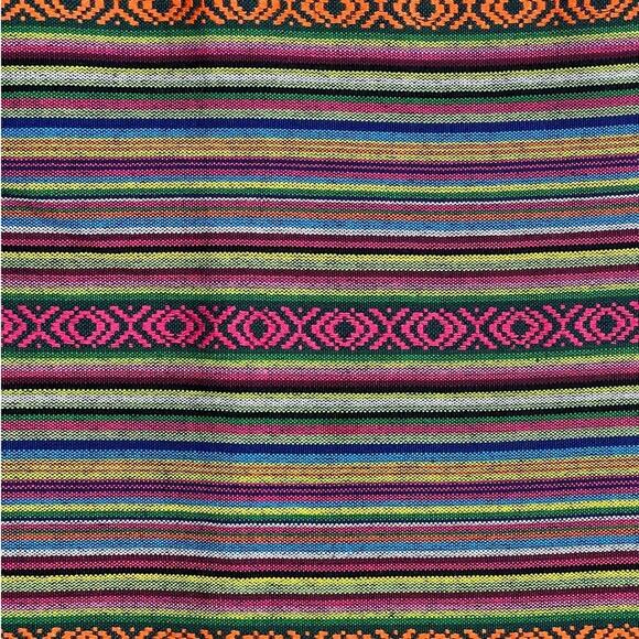 Tribal FESTIVAL BOHO Multicolor Embroidered Woven Western Skirt Mini Navajo S - Picture 3 of 11